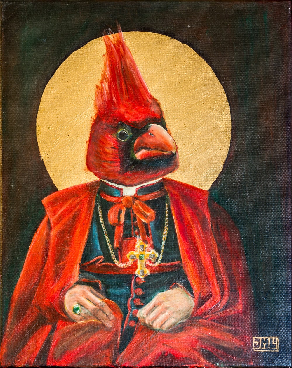 Cardinal Cardinal – Original Painting