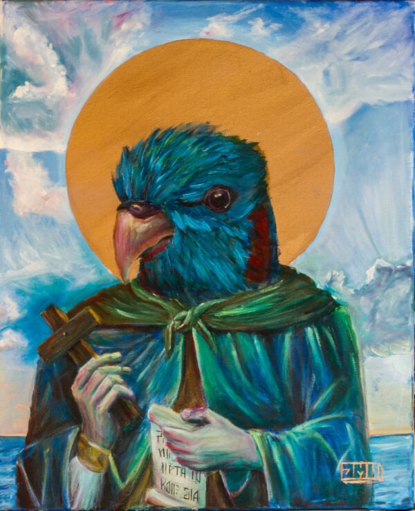 High Priest Original oil on canvas California landscape Solano County by Jacob LaCour