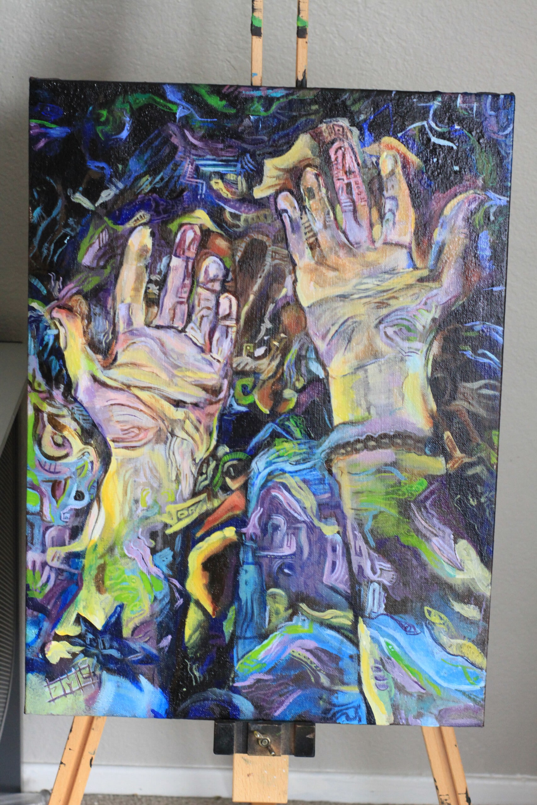 Interdimensional Hands – Original Painting