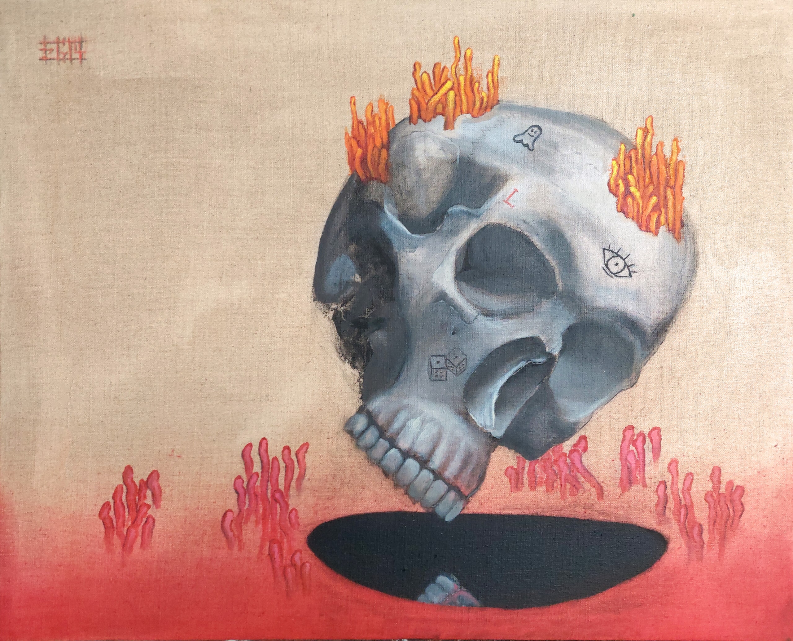 Mush Head #3 – Original Painting