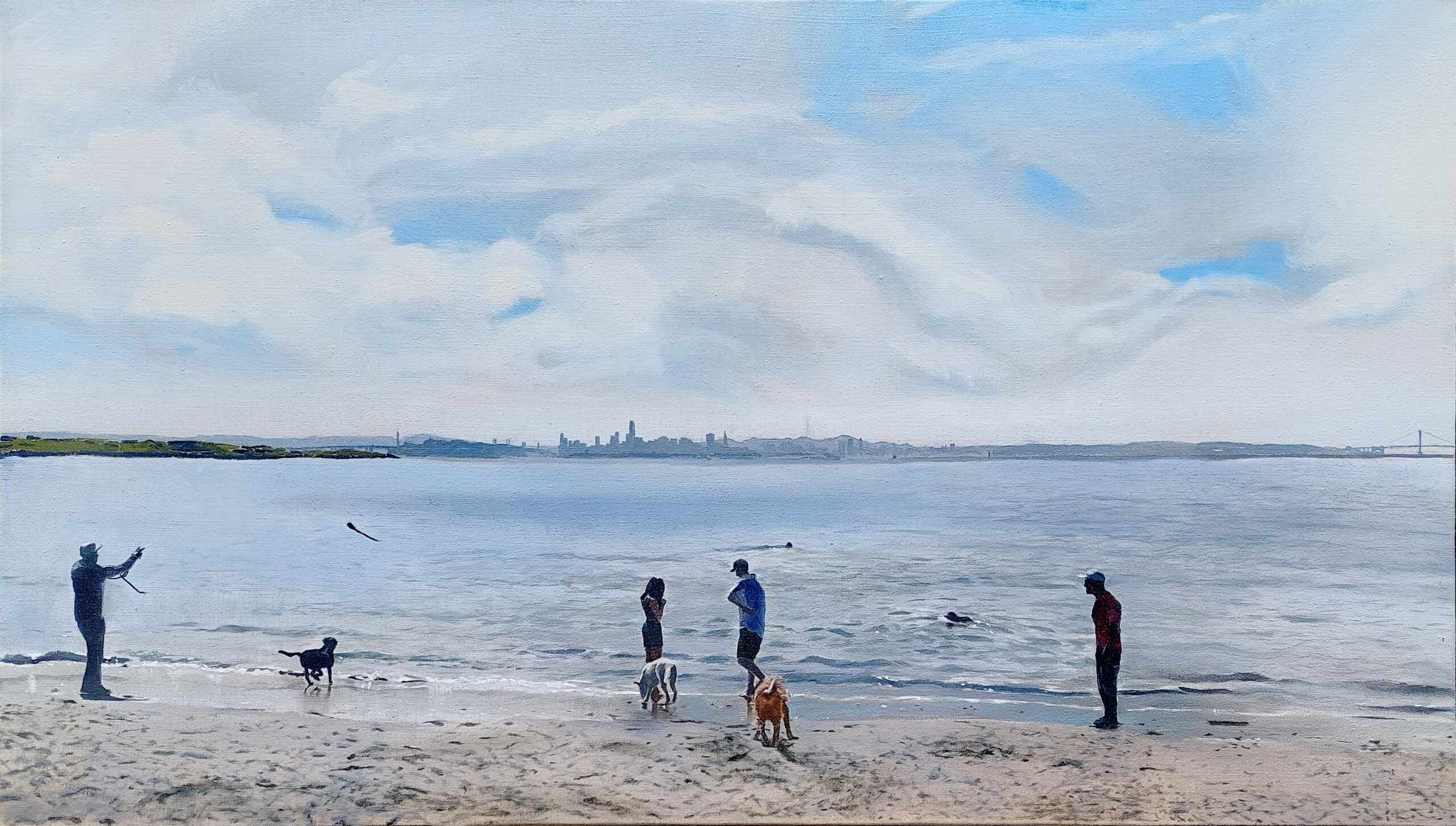 Albany Bulb #2 – A Captivating Bayscape  – Original Painting