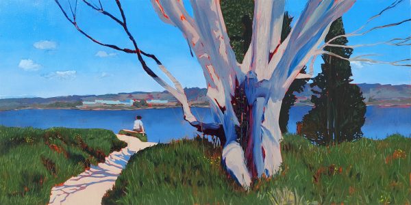 Between Here and There Original Painting oil on canvas California landscape Solano County by Jacob LaCour