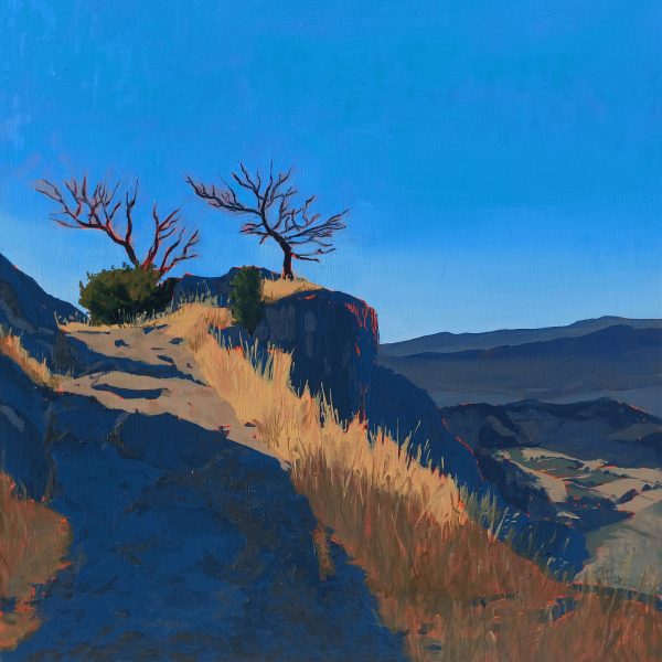 The Trail is All Yours Original Painting oil on canvas California landscape Solano County by Jacob LaCour