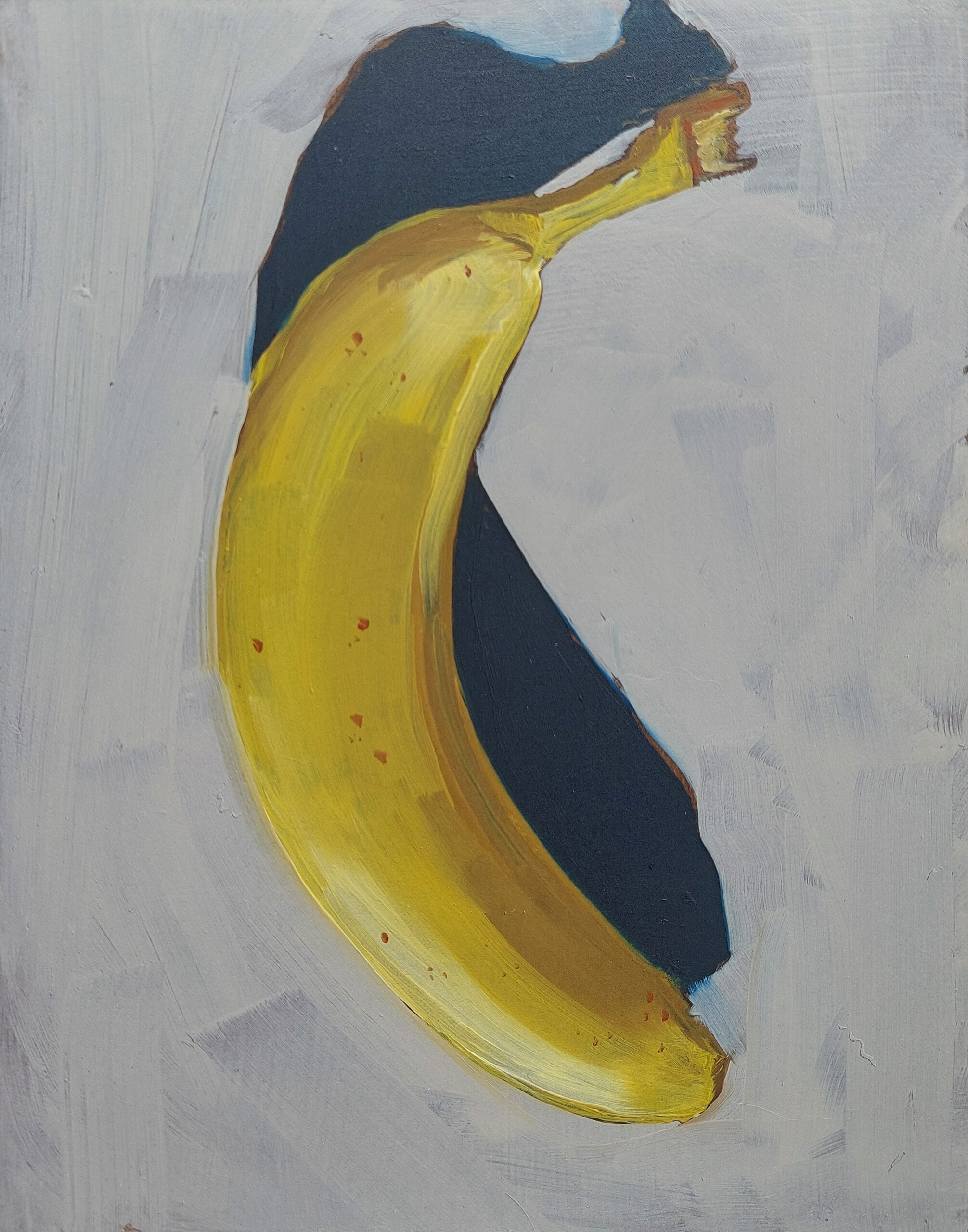 Sunshine Serenade: Whimsical Banana Delight – Original Painting
