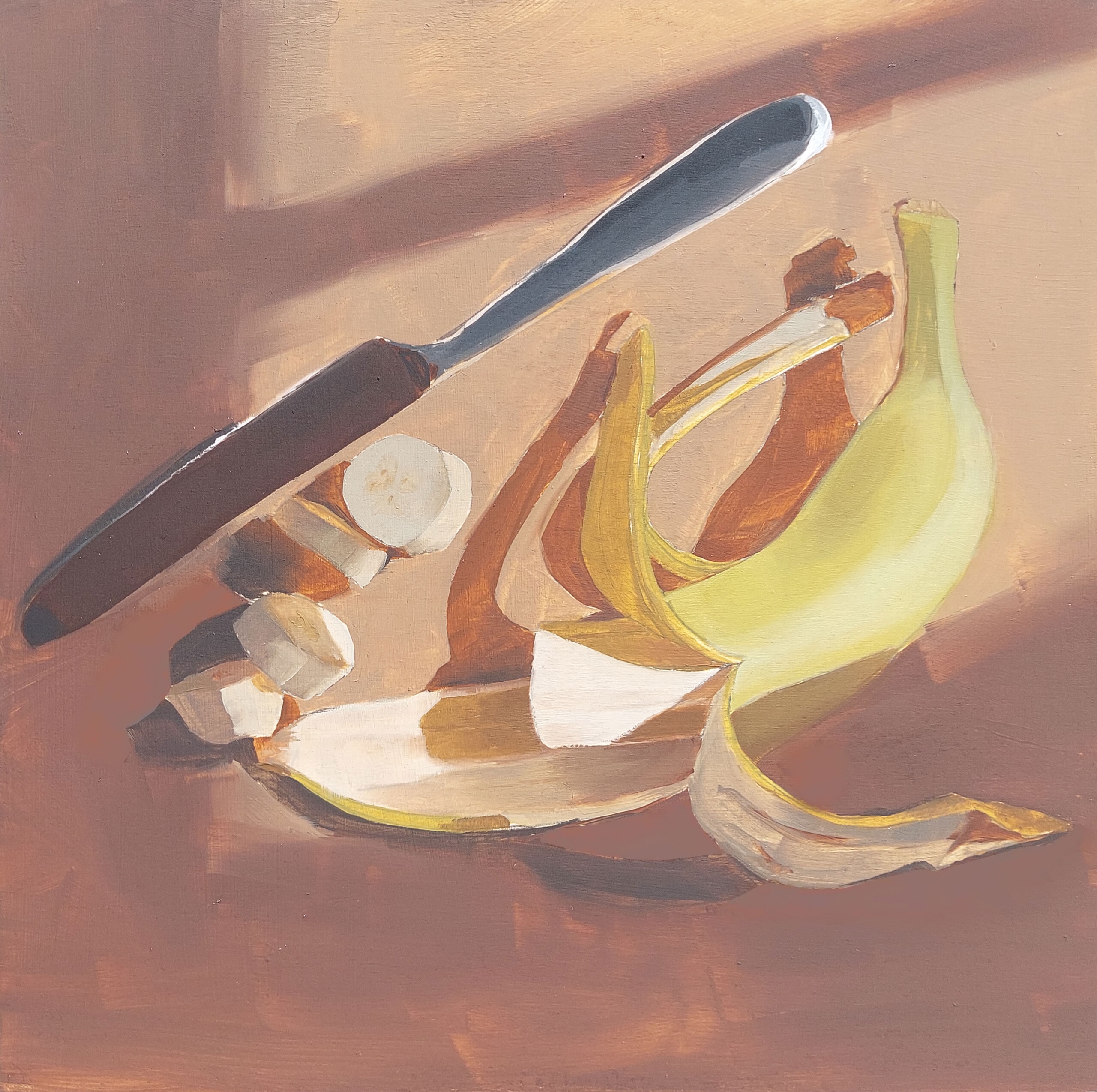 Sun-Kissed Reverie: A Brushstroke of Delight – Original Painting