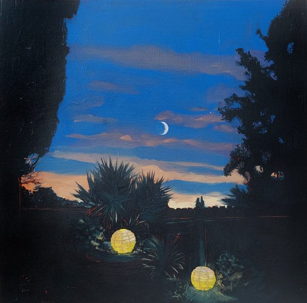 Pacific Twilight Original Painting oil on canvas California landscape Solano County by Jacob LaCour